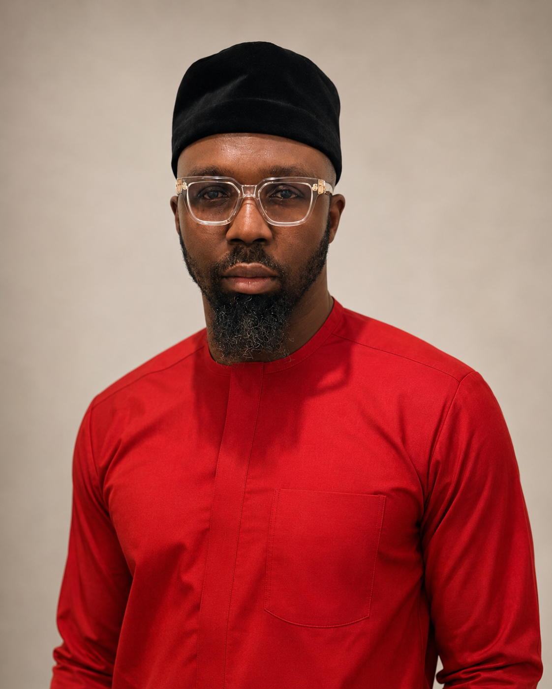 Portrait of Pelumi Olatinpo, Chairman of The Patrice Lumumba Center for Human Dignity
